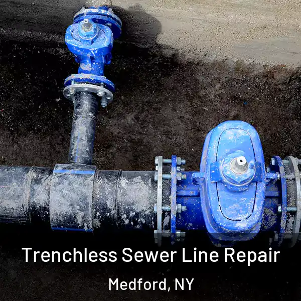 Trenchless Sewer Line Repair Medford, NY